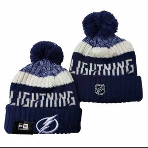 New Era NHL knit Pom beanie Lightning